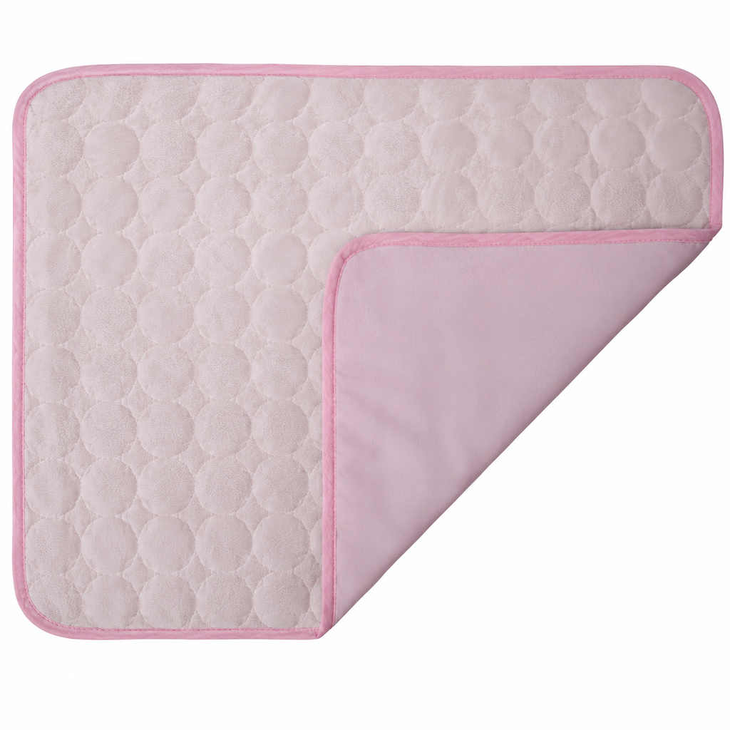 Cooling Pet Mat for Dogs & Cats – Breathable Ice Silk Summer Bed, Washable & Lightweight