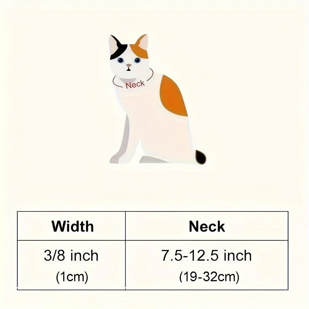 10-Pack Reflective Breakaway Cat Collars with Bells – Adjustable Safety Collar Set