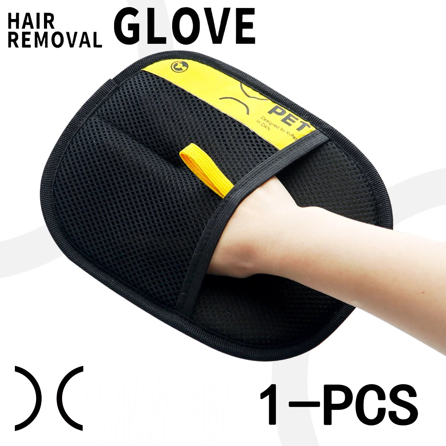Title: 2-in-1 Pet Hair Remover Glove & Lint Brush – Reusable Grooming Tool for Cats & Dogs