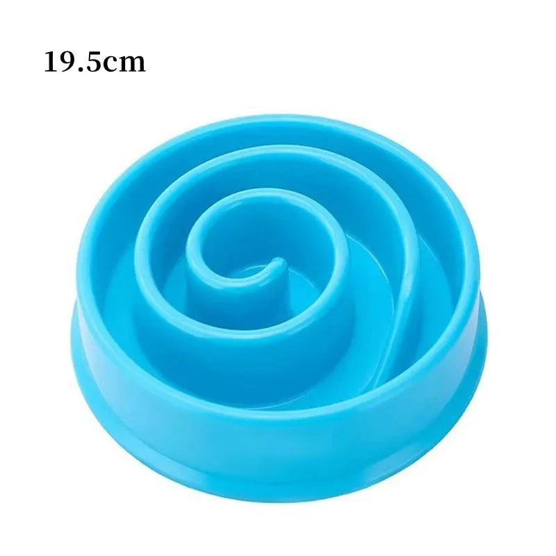 Slow Feeder Dog Bowl – Non-Slip Anti-Gulping Feeding Bowl for Puppies & Dogs