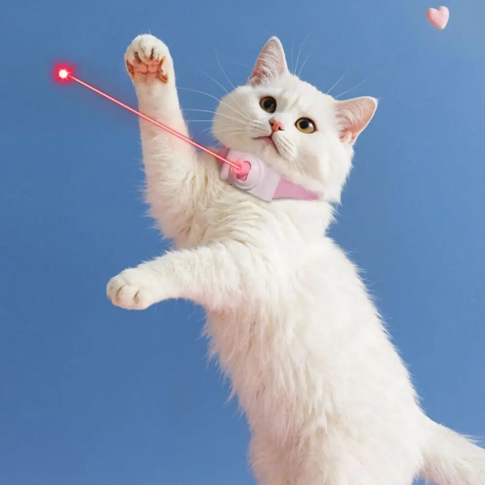 Automatic LED Laser Cat Toy Collar