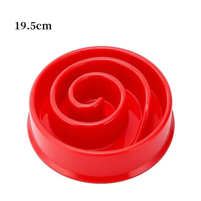 Slow Feeder Dog Bowl – Non-Slip Anti-Gulping Feeding Bowl for Puppies & Dogs