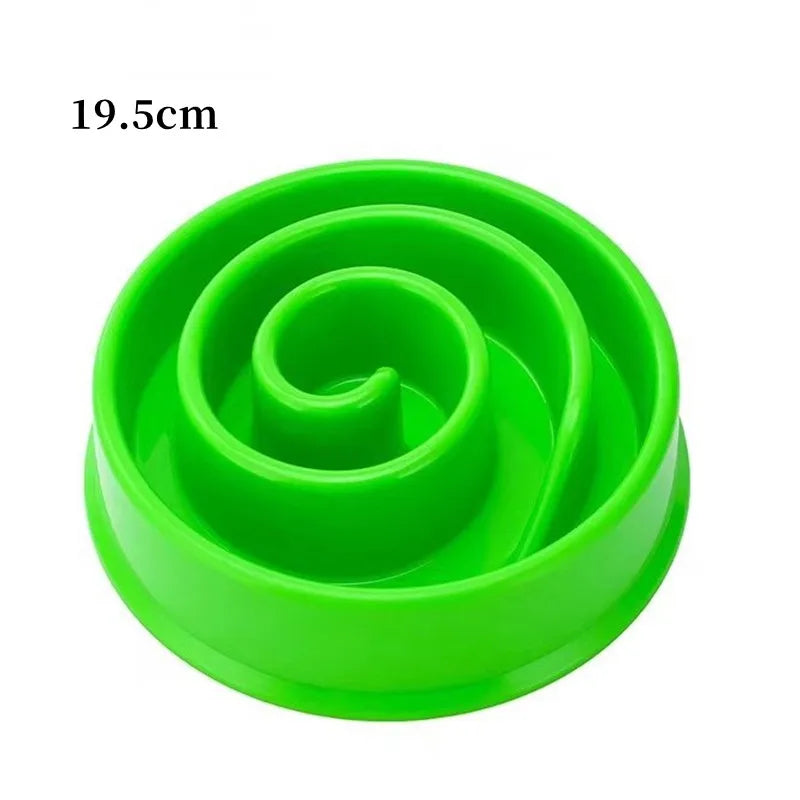 Slow Feeder Dog Bowl – Non-Slip Anti-Gulping Feeding Bowl for Puppies & Dogs