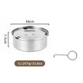 No-Spill Stainless Steel Pet Water Bowl – Anti-Splash & Non-Slip Design