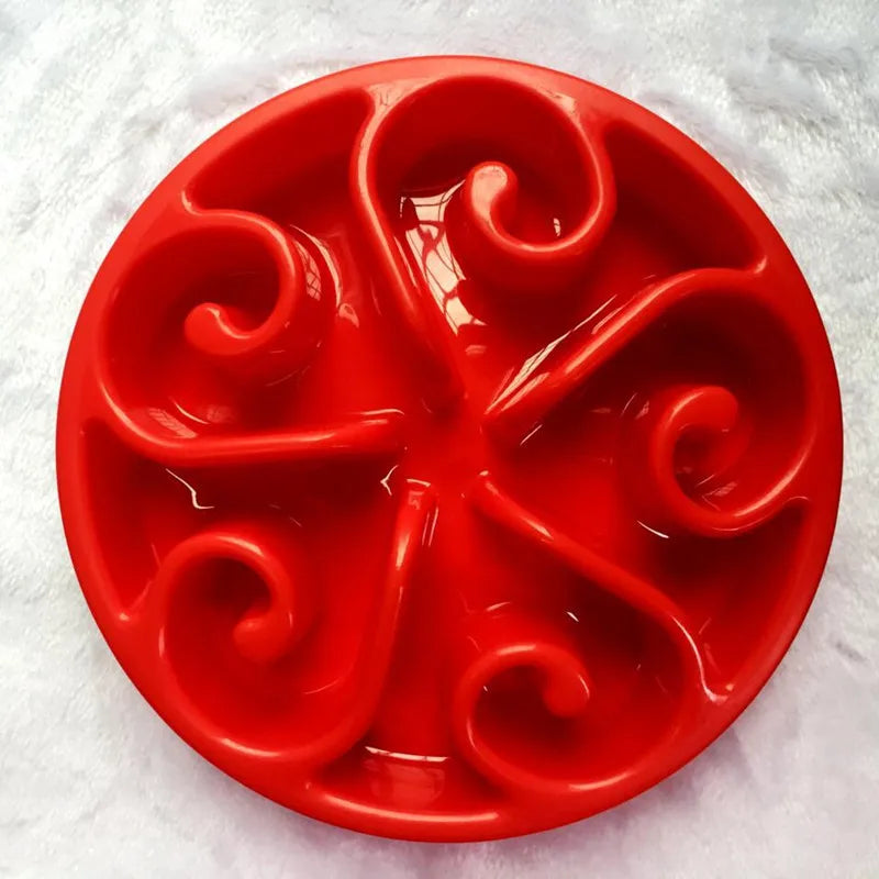 Slow Feeder Dog Bowl – Non-Slip Anti-Gulping Feeding Bowl for Puppies & Dogs