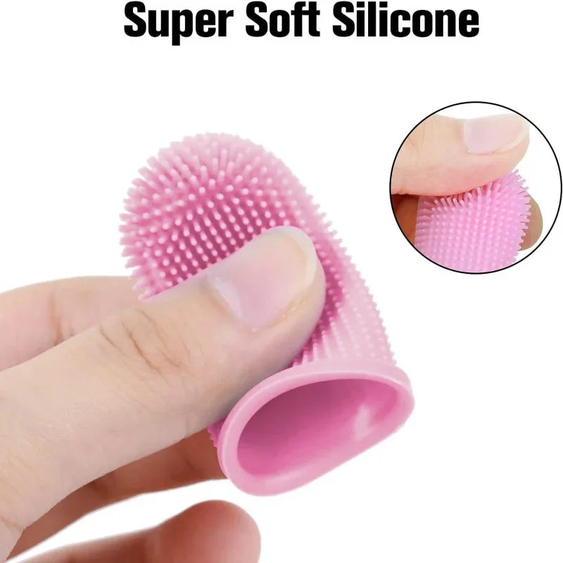Soft Silicone Finger Toothbrush for Dogs & Cats – Gentle Teeth & Gum Cleaning