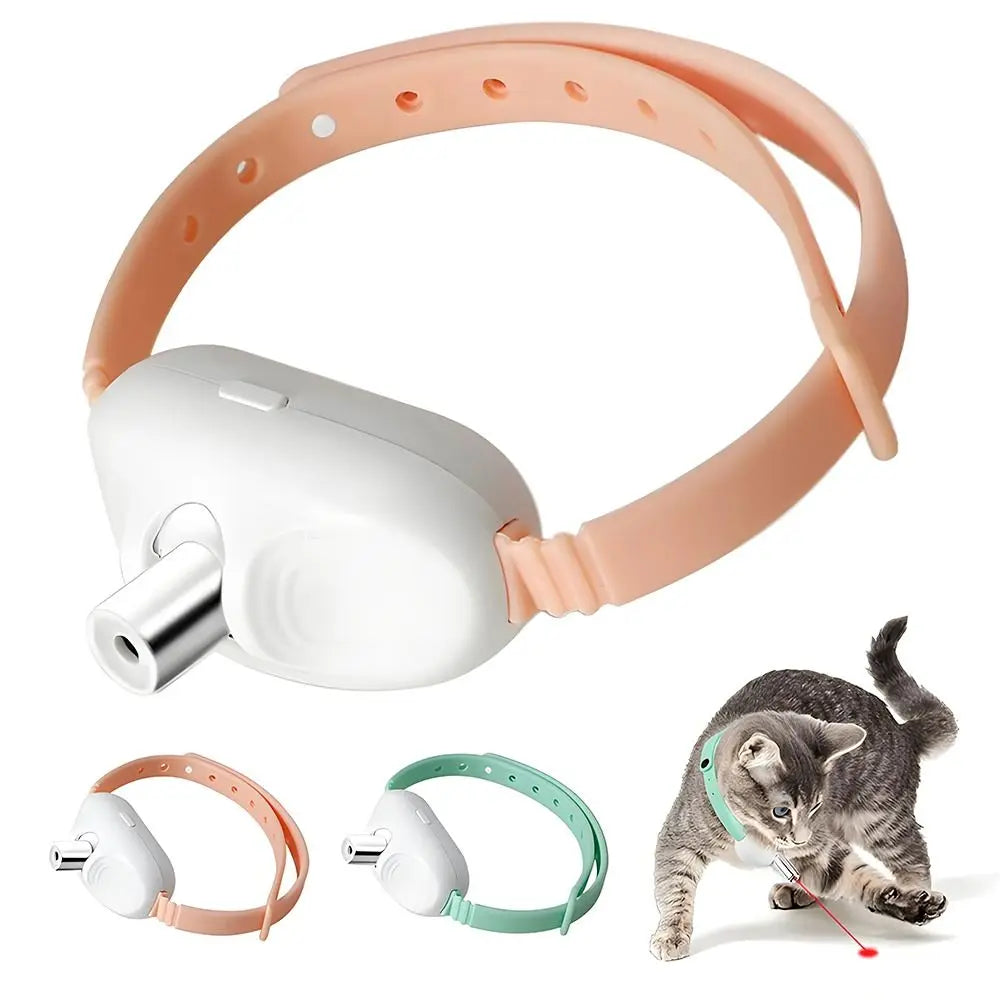 Automatic LED Laser Cat Toy Collar