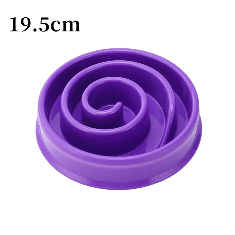 Slow Feeder Dog Bowl – Non-Slip Anti-Gulping Feeding Bowl for Puppies & Dogs