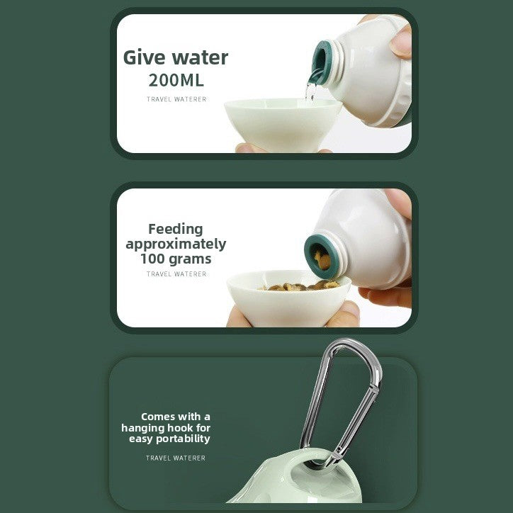 Portable Pet Water Bottle – Leakproof Travel Dispenser for Dogs & Cats